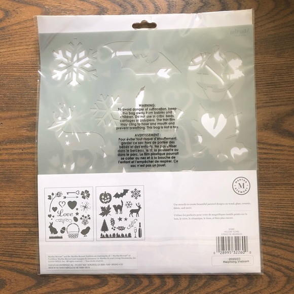 🎄 Martha Stewart laser cut stencils 37 designs NIP - Picture 2 of 3